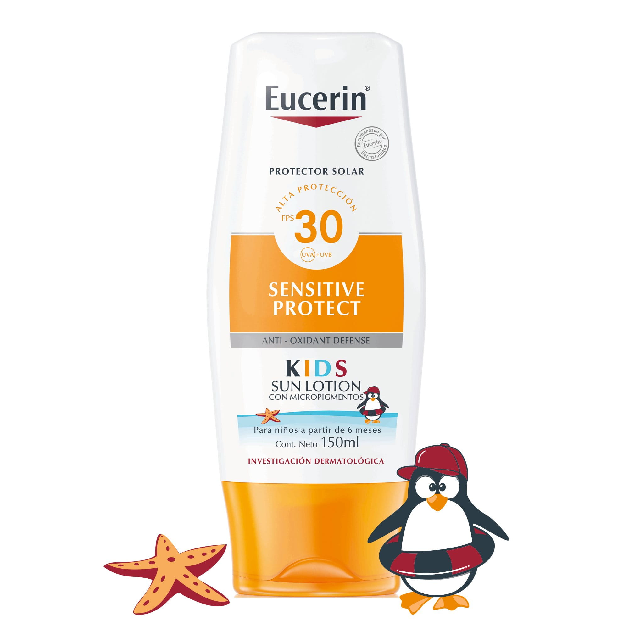 Protector Solar Loción Micropigmento para Bebés y Niños Eucerin